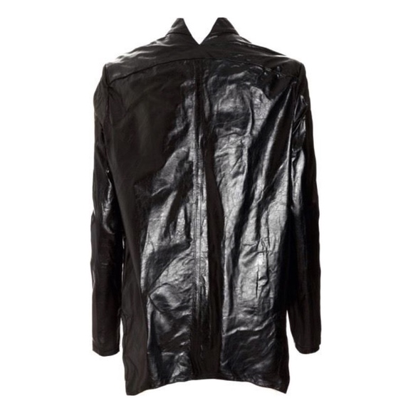 Theyskens' Theory Nabi Kangaroo Leather Jacket in Black Size Small S - Picture 3 of 7